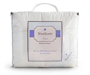 Farmhouse Style: MaryJanesFarm&reg; 100% Organic Cotton Mattress Pad