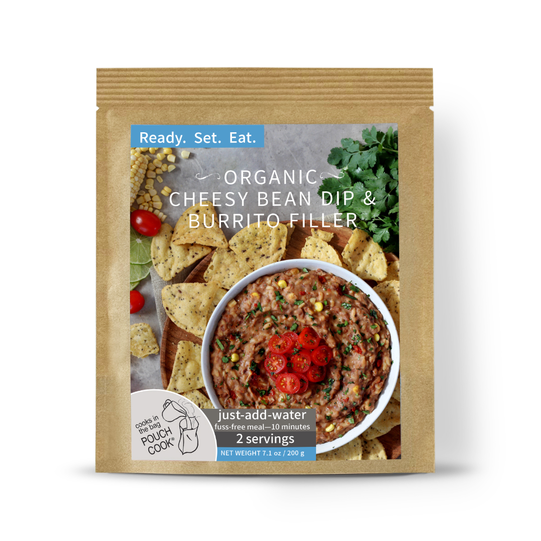 Farmhouse Meals: Organic Cheesy Bean Dip & Burrito Filler