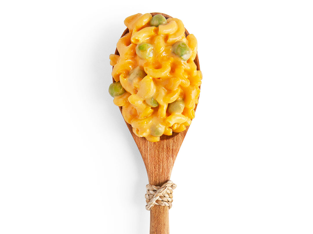 Cheesy Noodle Casserole w/Sugar Snap Peas by MaryJane's Farm — freeze-dried backpacking meal