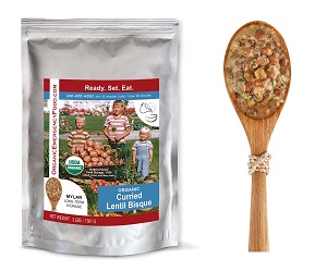 Emergency Food : Organic Curried Lentil Bisque 