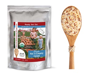 Emergency Food : Organic Hot &rsquo;n Creamy Cereal 