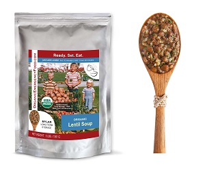 Emergency Food : Organic Lentil Soup 