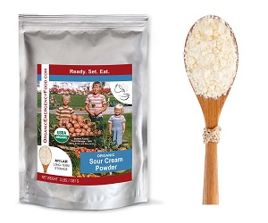Emergency Food : Organic Sour Cream Powder
