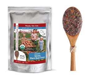 Emergency Food : Organic Velvety Black Bean Soup
