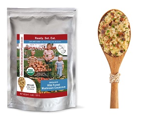 Emergency Food : Organic Wild Forest Mushroom Couscous 