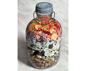 Farmhouse Style: Unique Button Collection