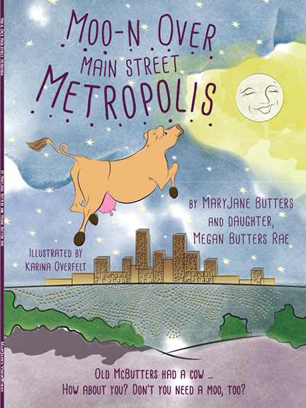 pages from Moo-n Over Main Street Metropolis