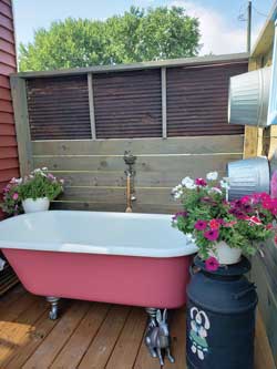 Traci's bathtub spa