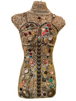 Irene's jeweled dress form