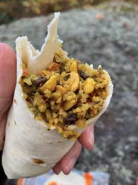 Sheila's burrito