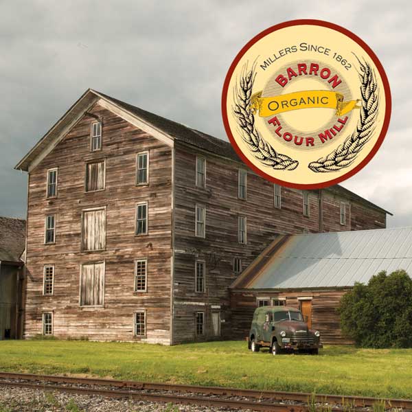 Historic Barron Flour Mill in Oakesdale, Washington