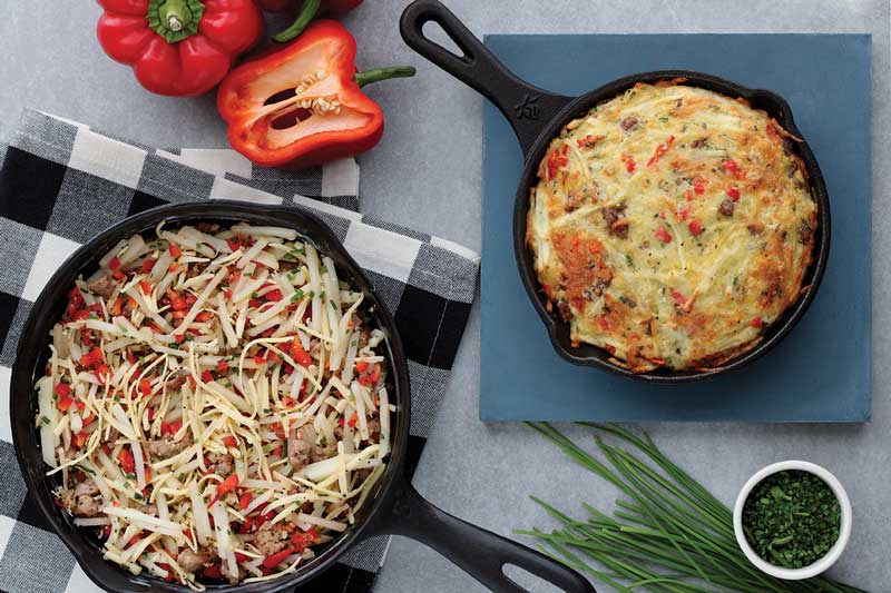 Sausage and Hash Brown BakeOver Easy