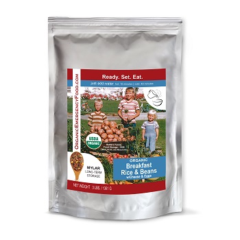Mylar bulk packaging for emergency-preparedness long-term storage