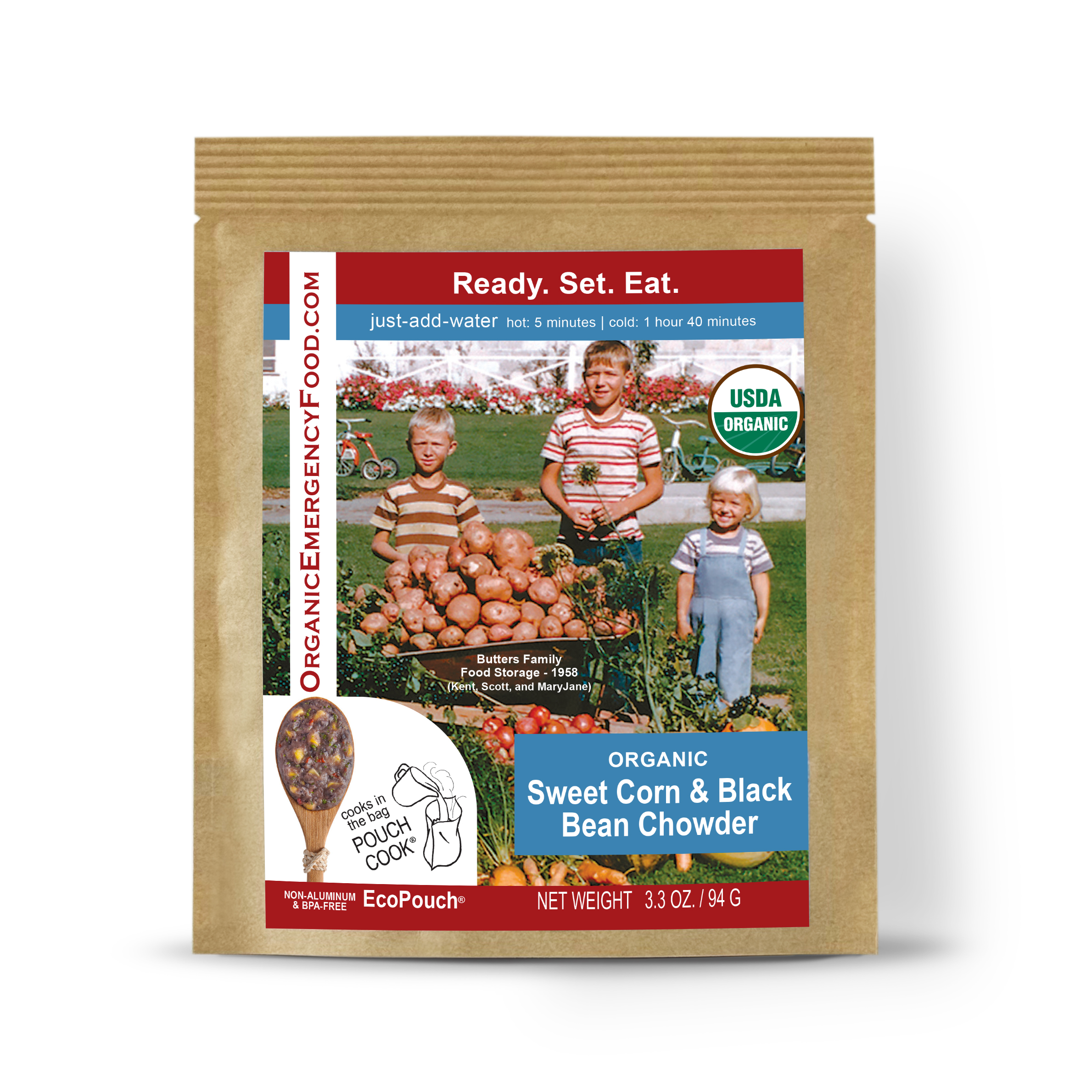 Outpost pouch packaging