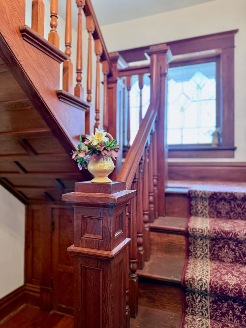 house stairwell